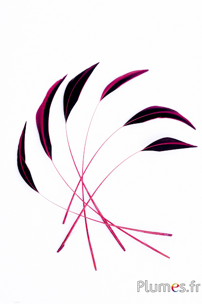 Canard Mandarin strippé - 15-20 cm - fuchsia